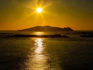 The Blasket Islands at sunset